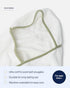 100% Cozy Lalo The Hooded Towel - Organic Cotton, Soft on Sensitive Skin, & Absorbent, Machine Washable Baby Hooded