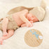 Penitue 5.9in Newborn Welcome Signs, Round Wooden Moon Clouds Hello World Newborn Birth Announcement Sign Photo Props