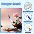 SAYUANVA 16 Inch Long Bottle Brush Cleaner for Decanter and Water Bottle, Flexible Foam Cleaning Wand for Vases, Wine