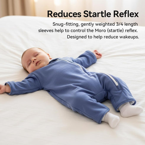 Exzzzllent 6-9 100% 2-Way Baby Transition Sleep Sack Months Cotton Warm Thick Transition Swaddles for Newborns Infant
