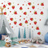 Saomour 92 Strawberry Decor Pieces Stickers, PVC Material, Waterproof, Custom Style, Wall Stickers