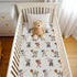 Wicbfdfv 28x52 Inch Cute Sport Bears Golf Baseball Basketball Fitted Baby Crib Sheet for Boys Girls Sports Lover Gift