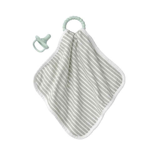 Dr. Brown's Lovey Blanket with Teether Ring and HappyPaci 100% Silicone One-Piece