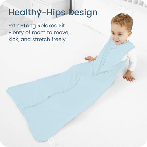 2T-3T-4T, 0.5 Summer 2 Pack Toddler Sleep Sacks TOG Light Wearable Blankets, Extra Long XL Sleeping Bags