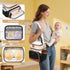 Pack, 6 9 Mancro Expandable Breast Milk Cooler Travel Bag with Ice Double Layer Baby Bottle Bag Fits Bottles Up