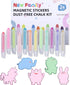 NewFamily Kids Art Chalk Set - 24 Color Dustless Chalk with Cute