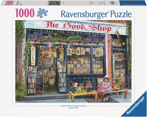 Ravensburger 1000 Piece The Bookshop Jigsaw Puzzle for Adults - 12000670, Handcrafted Tooling, Made in Germany
