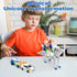2 Intoypad Unicorn Collision Transforming Cars Toy for Girls Boys, Magnetic Cars Transform into Magical Unicorn