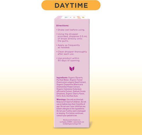 Hyland's Naturals Baby - Organic Daytime & Nighttime Soothing Drops Combo Pack, 2 oz.