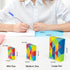 Ganowo Medium Snake Cube - 4 Pack Twist Puzzle Stress Relief Sensory Toys, Stocking Stuffers for Kids