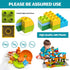 JIXIn 3in1 Marble Runs for Kids 4-8, Building Blocks Compatible with LEGO DUPLOS, 164 Pcs Classic Big Block
