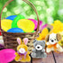 Tuzuaol 12 Pcs Easter Eggs Filled with Mini Plush Animals Toy for Easter Basket Stuffers, Prefilled Easter Eggs