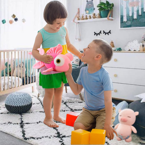 CHELEI2019 13.8" Goldfish Stuffed Animal Soft Cute Fish Plush Pillow Toy Gift for Girls,Pink