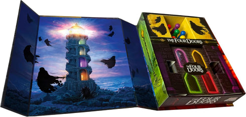 Happy Camper - The Four Doors | Cooperative Game by Pandemic and Forbidden Island Creator | Perfect for Solo Play, Two
