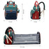 Awanhe Backpack Backpack Diaper Bag, with Changing Station, Waterproof Baby Bag for Boys & Girls, USB Charging Port