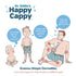 Happy Cappy Baby Shampoo and Body Wash for Eczema-Prone Skin, Fragrance Free for Infants, Toddlers, & Kids