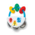 Baby Einstein Tiny Tambourine Musical Toy & Rattle, BPA Free, Take Along, Suitable for Age 3 Months+