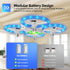 Redrie 3D Mini Drone for Kids Beginners, RC Quadcopter Drone with Colorful Light, One Key Start, Altitude Hold
