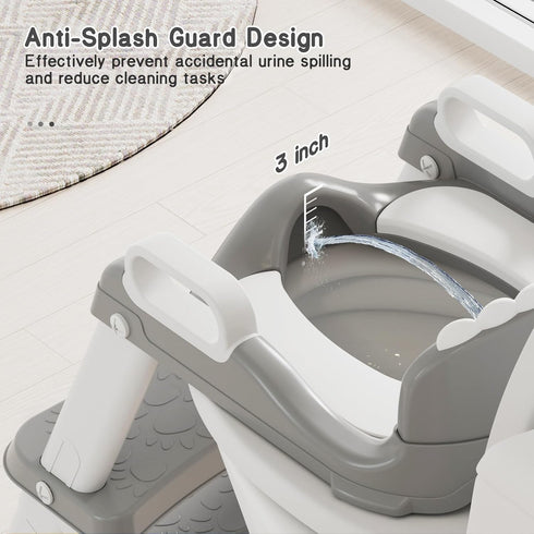 2 1 Potty Training Seat, Toddler Toilet Seat for Kids Boys Girls, in Potty Training Toilet for Kids, Splash Guard