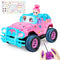 Remote Control Car- RC Truck with DIY Stickers and Doll for Kids