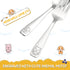 VITEVER 10-Piece Toddler Utensils, Kids Stainless Steel Silverware Set, Safe Forks and Spoons, Dishwasher Safe