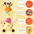 JISONCASE Tummy Talking Dancing Giraffe Baby Toy, Adjustable Volume Time Toy Repeating What You Say, Singing Mimicking