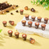 25Pcs Set 15x17mm Resin Mini Coffee Cups Miniature Kitchen Fake Drink Food Brown Coffee Mug Lovely Tableware Dollhouse