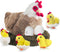 9 in 1 Chicken Stuffed Animal Set, Stuffed Chicken Plush Toy Egg