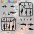 Pack, Set 80+ WW2 (11 Pack) Military Weapons Military Toy Gun for Classic Building Blocks, Pieces Army Accessory