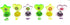 TINYMILLS 24 Pcs Llama Alpaca 2 in 1 Stackable Crayon with Extra Stamper Topper, Kids Party Favors