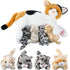 Nurturing Cat Stuffed Animal with Plush Kittens, Mommy Cat with 4 Baby Cats for Birthday Party Favors Gifts