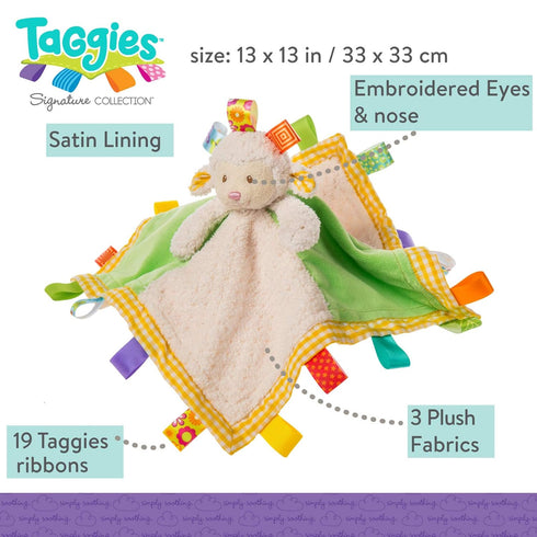 Taggies Sherbet Lamb Character Blanket for Kids