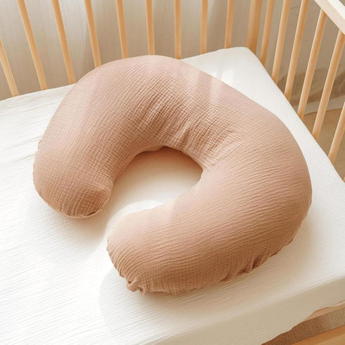 Set 2 of Removable Pillow Cases for Baby Feeding Cushions