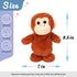 Hopearl Talking Singing Monkey, Walking Electric Interactive Plush Toy that Repeats What You Say, Gifts for Toddlers