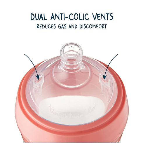 6 Tiny Twinkle Silicone Baby Bottle with Comfort Grip and Soft Flexible Nipple - Squeezably Soft Baby Bottles