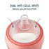 6 Tiny Twinkle Silicone Baby Bottle with Comfort Grip and Soft Flexible Nipple - Squeezably Soft Baby Bottles