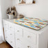 Boho Surfboard Baby Changing Pad Cover, 32''x16'' Beach Surfing Unisex Fitted Diaper Changing Table Sheets