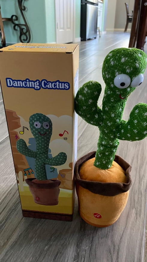 Baby Talking Cactus Toy, Dancing Cactus Repeats What You Say, Infant Sensory Toys for Ages 0-2, Funny Gifts