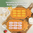 haakaa Silicone Nibble Freezer Tray, Breastmilk Teething Popsicle Mold and Baby Food Maker, BPA Free - Apricot