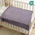 Baby Blanket for Boys Girls Soft Minky with Double Layer Dotted Backing, Star and Moon Printed 30 x 40 Inch Receiving Blanket (Violet) by Donsonny