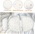 Garneck U-Shaped Maternity Pillow for Pregnant Women Comfortable Belly Support Cushion Small Pregnancy Pillow