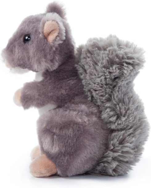 The Petting Zoo Squirrel Stuffed Animal Plushie, Gifts for Kids, Wild Onez Babiez Wildlife Animals, Squirrel Plush Toy 6 inches