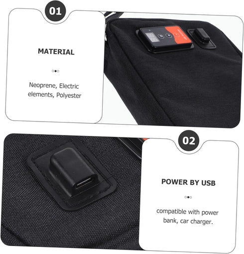 Portable USB Baby Wipe Warmer Adjustable Temperature Heating Bag Multi-Functional Travel Wipes Dispenser for Babies