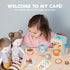 17Pcs Playset Tiny Land Kids Coffee Maker Wooden Kitchen Toys - Toy Coffee Maker - Wooden Play Toys, Play Kitchen
