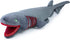 Frankiezhou Home Realistic Frilled Shark Plush Toy - Simulation 20.5" Grey Lifelike Frilled Six