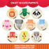 10 Hand Puppet Kit Make Your Own Animal Characters, Felt Pieces, Simple Step-by-Step Instructions, Arts & Crafts