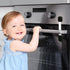 Child Safety Locks (Black) | Set of 6 to Prevent Injury and Opening Doors, Cabinets, Toilet Seats