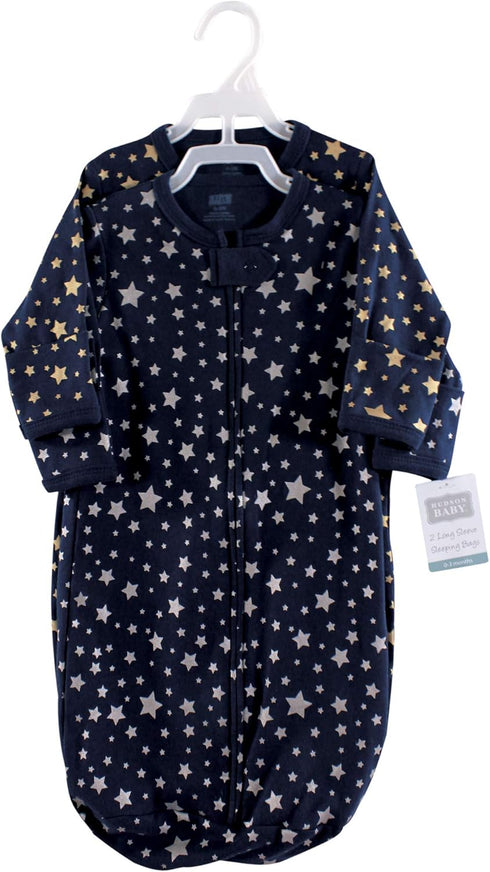 Hudson Baby Unisex Long-Sleeve Wearable Sleeping Bag, Sack, Blanket, One Size