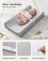 Cozy Blissful Diary Vegan Leather Baby Changing Pad with Waterproof & Wipe-Clean PU Cover, Standard Size Diaper