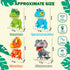 3 4 5 6 8 4-Pack Dinosaur Toys Gifts for Year Old Kids, Dinosaur Action Figures with Movable Joints & Realistic